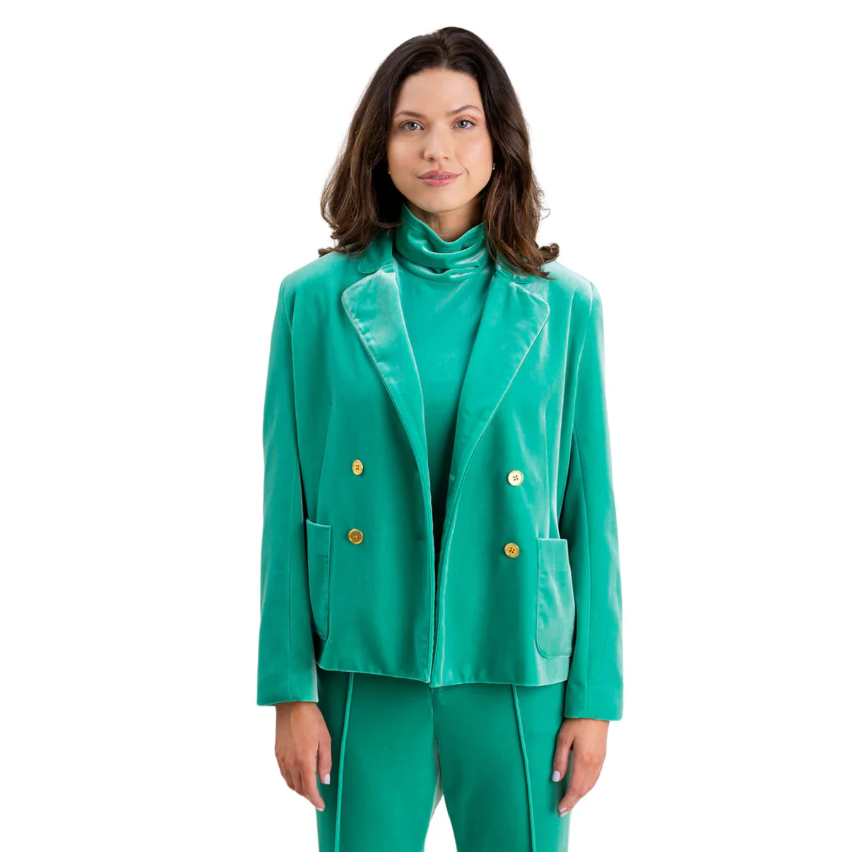 Steph Blazer in Dynasty Green