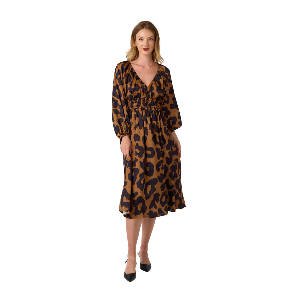 Holland Dress in Leopard Den