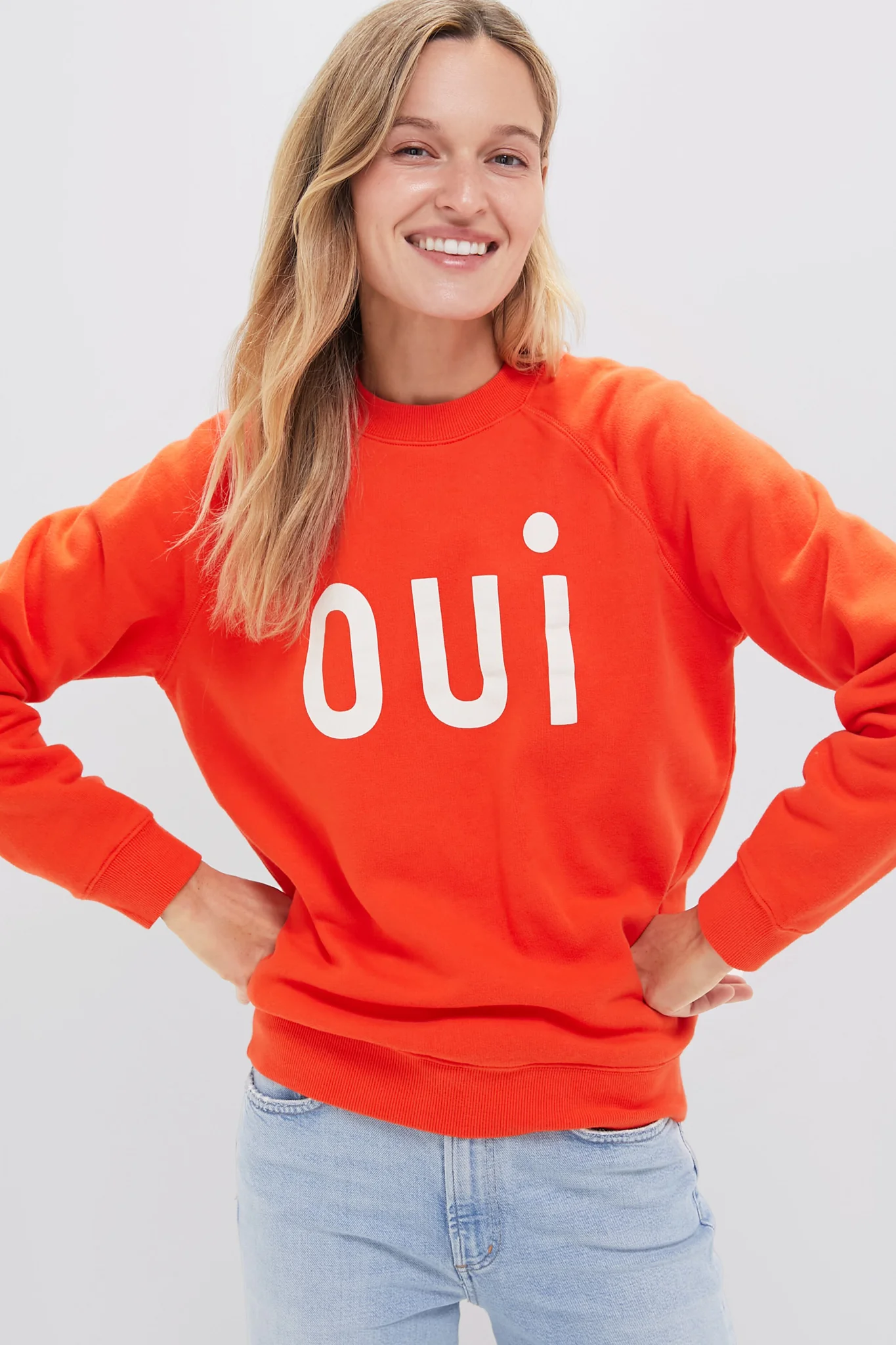 Blood Orange Oui Sweatshirt